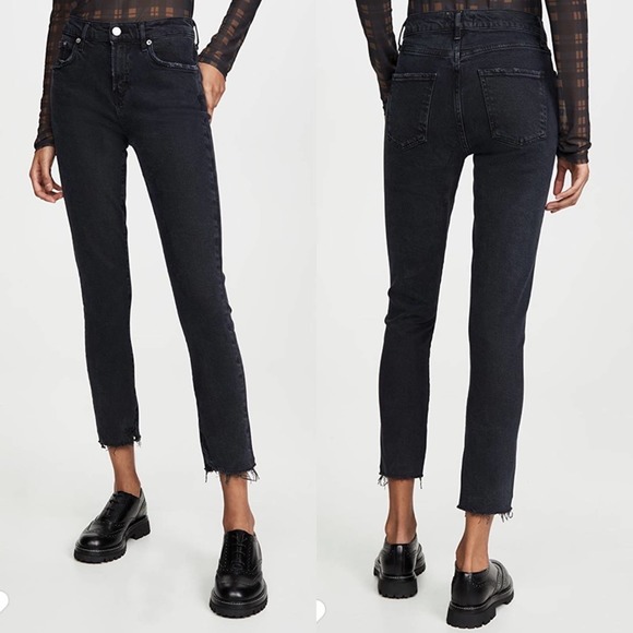 AGOLDE Toni Mid Rise Straight Jeans Size 26 - Picture 1 of 6
